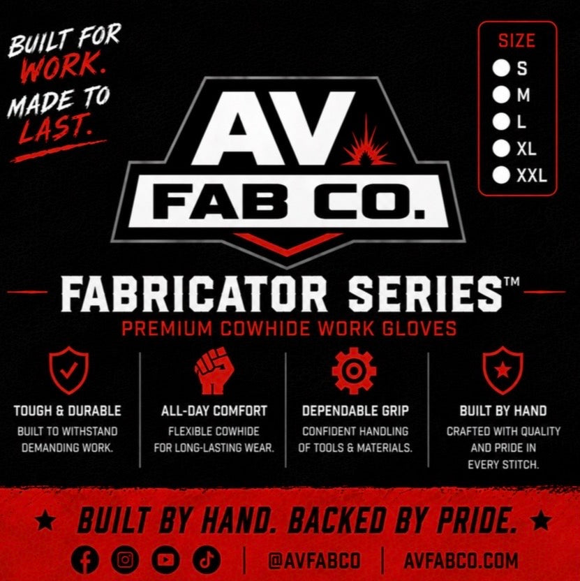 AV FAB CO. Fabricator Series Cowhide Work Gloves
